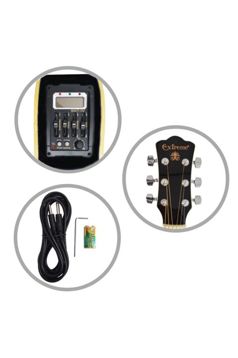 Extreme Gitar Akustik Solak Sahne Gitarı (xaclh45eq4bk)