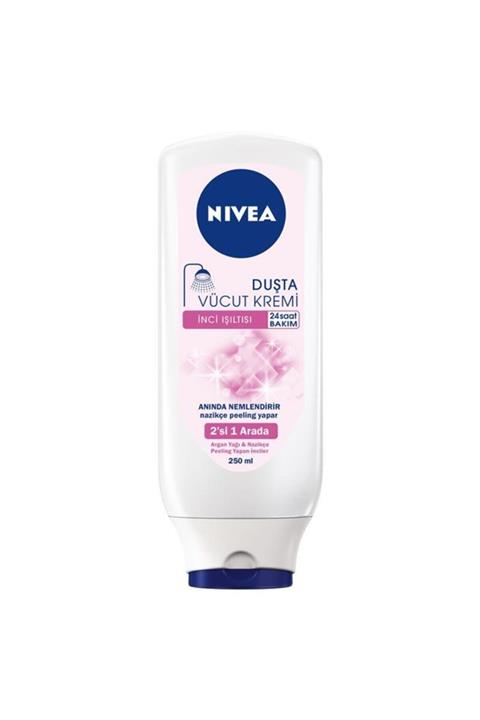Nivea Duşta Vücut Kremi 2 Si 1 Arada Inci Işıltısı 400 ml