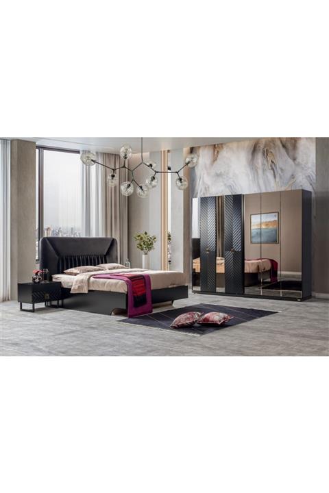 Doressa Tokyo Siyah Yatak Odası Takımı
