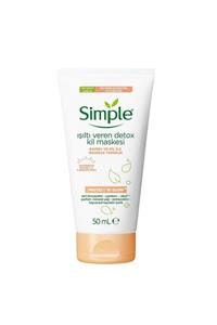 Simple Protect & Glow Kil Maskesi Detox Işıltı Veren 50 ml