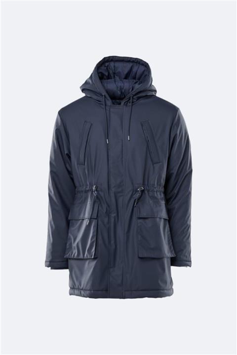 Rains Padded Parka Blue 1508-02_RNS
