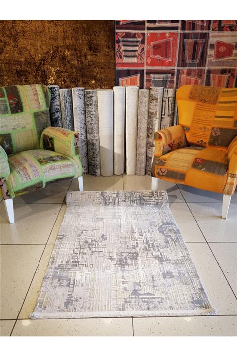 ÖZELL Viscon Gri Bambu Halı Yolluk