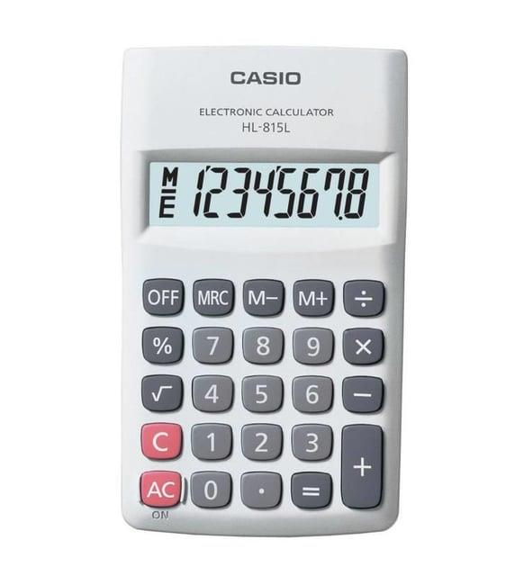 Casio Hl-815l-we 8 Hane Beyaz Hesap Makinesi