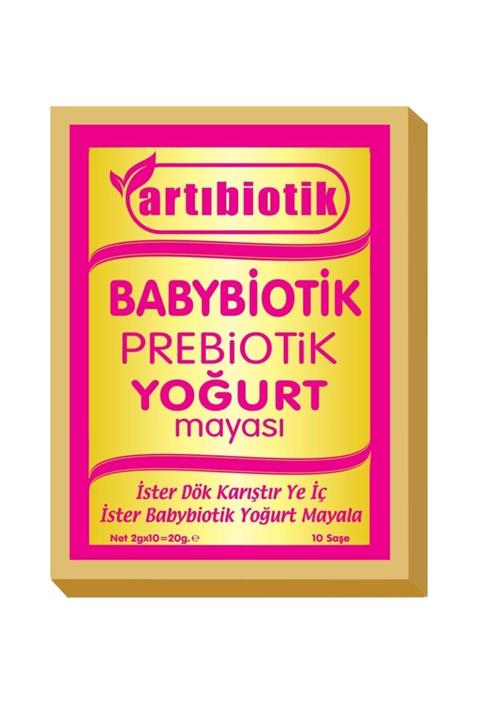 Doğadan Bizim Artıbiotik Babybiotik Prebiotik Yogurt Mayası 10'lu Paket