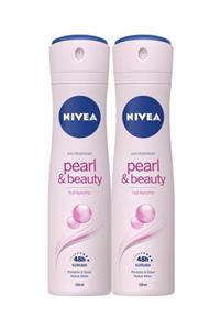 Nivea Pearl Beuty Bayan Deosprey 150 ml 2'li Avantalı Paket