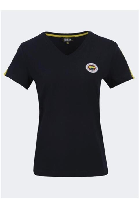 Fenerium Kadın Fenerbahçe Forma Basıc Lacivert Tshırt