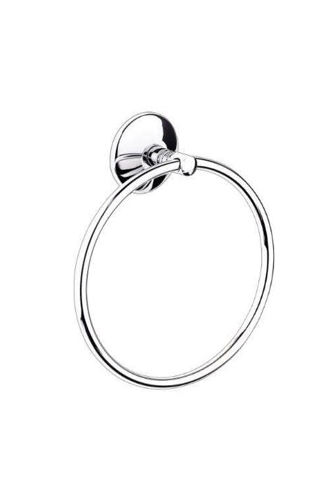 Phigo Lüks Krom Yuvarlak Halka Havluluk