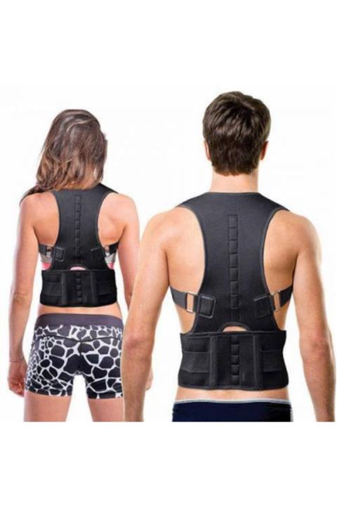 Ankaflex Manyetik Dik Duruş Korsesi Kamburluk Önleyici Dik Durmayı Sağlayan Bel Sırt Destek Aparatı