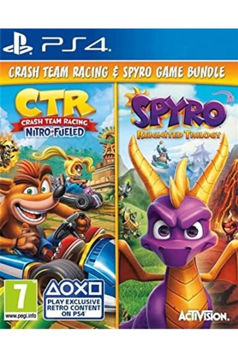 ACTIVISION Crash Team Racing Nitro Fueled & Spyro Reignited Trilogy Bundle Ps4 Oyun