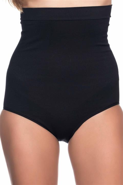 lovebox Extra Yüksek Bel Dikişsiz Seamless Siyah Slip Korse