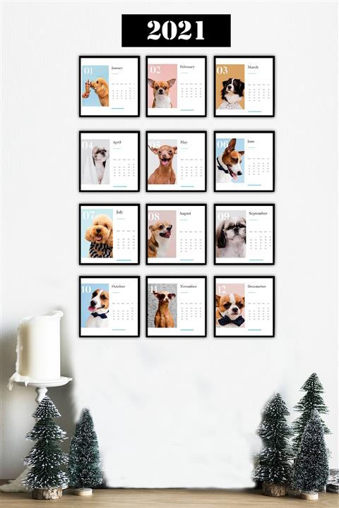 YEDİTEPEHAYAT Yeni Yıl Takvim Çerçeveli