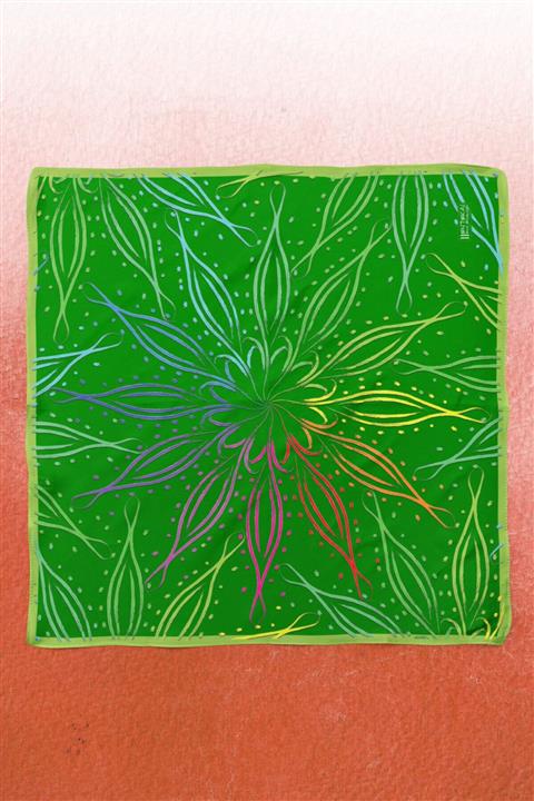 Enteka Design Çakra Serisi Renkli Tasarım Bandana Fular