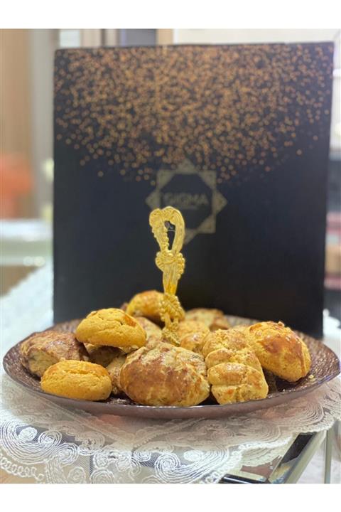 SIGMA GLASS Sigma 28 Cm Sunum Tabağı Koleksiyon Kahve Altın