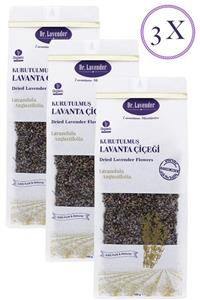 Dr. Lavender 3 Adet Kurutulmuş Lavanta Çiçeği 100 Gr. Bahçemizden Lavandula Angustifolia