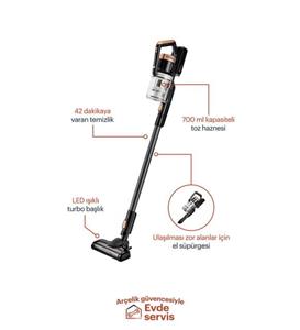 Grundig Vcp 3930 25.2v Kablosuz Dikey Süpürge