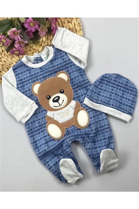 ERENİTY Ayıcık Desenli Bebek Tulum