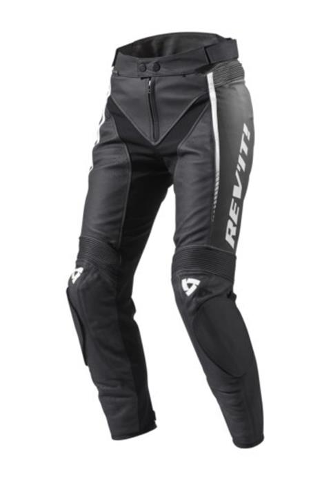 Revit XENA 2 BAYAN DERI PANTOLON SIYAH-BEYAZ