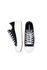 converse Kadın / Kız Sneaker 570256c Chuck Taylor All Star Move Black/whıte/whıte