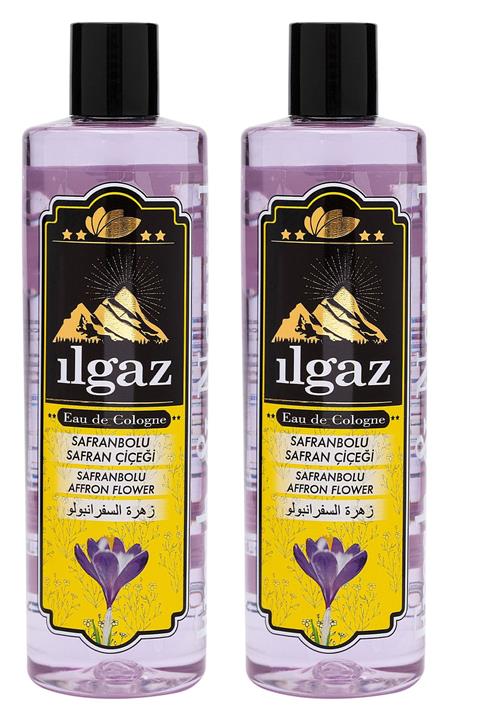 ILGAZ Elit 400ml 2'li 70° Safran Çiçeği Kolonyası