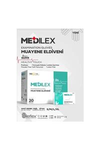 MEDİLEX Yeşil Pudrasız Tpe Eldiven Small 100'lü X 20 Kutu 1 Koli