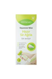 remove Squeeze Wax Hazır Sir Ağda - Inatçı ve Sık Tüyler 100 ml