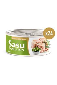 SASU SOSLUTON Sasu Jalapeno Biberli Ton Balığı 1 Koli 24x160 Gr Bütün Dilim