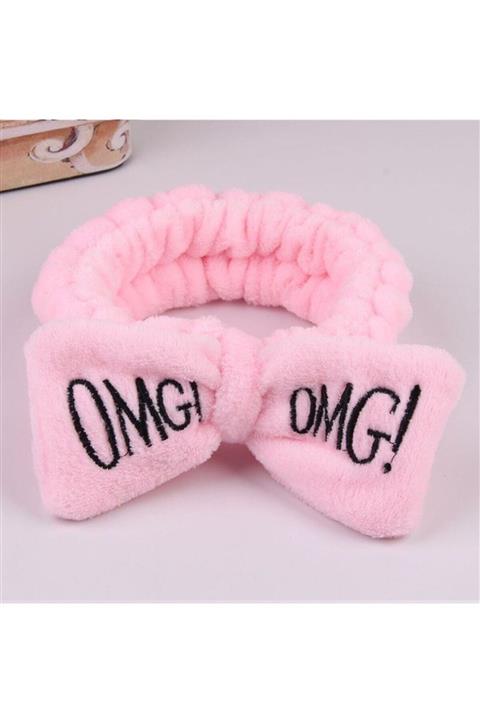 All Beal's Kadın Pembe Omg Peluş Saç Bandanası