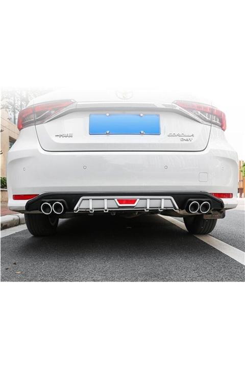 ctk Toyota Corolla Difüzör Ithal Arka Tampon Eki 2019 - 2021 Mükemmel Kalite