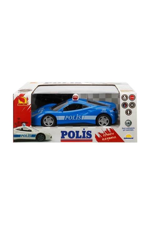 Sunman 20355 1:20 Uzaktan Kumandalı Polis Arabası 20 Cm