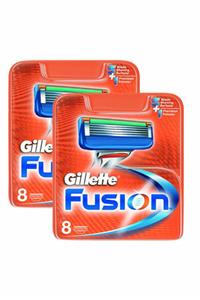 Gillette Fusion Yedek Başlık 8 Li x 2 Adet