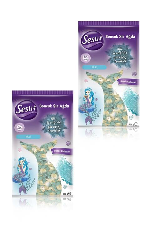 Sesu Boncuk Sir Ağda Killi 250 gr X 2 Adet