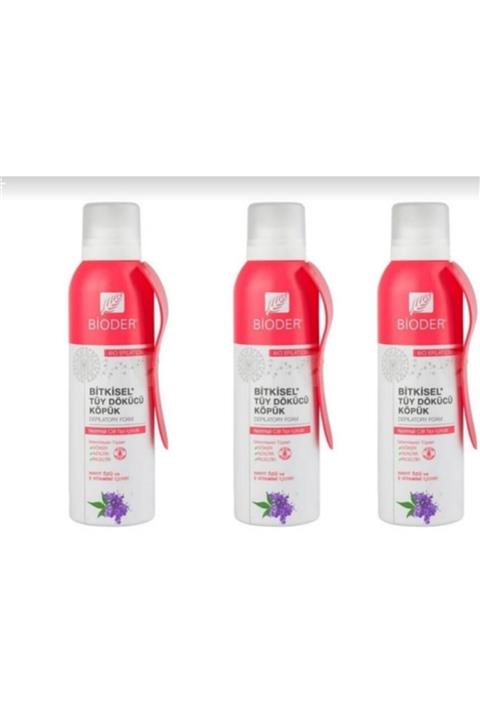 Bioder Tüy Dökücü Köpük Sprey 3 Adet