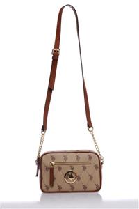 U.S. Polo Assn. Us8704 K.bej Kadın Çapraz Çanta