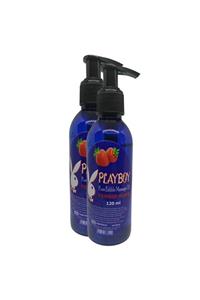 Playboy Pure Edible Massage Oil 120ml Çilek Aromalı Masaj Yağı 2 Adet