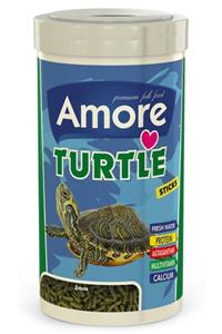 AMORE Turtle Sticks Vitamin Kalsiyum Mineral Plus Veggie 250 ml Sürüngen Ve Kaplumbağa Yemi