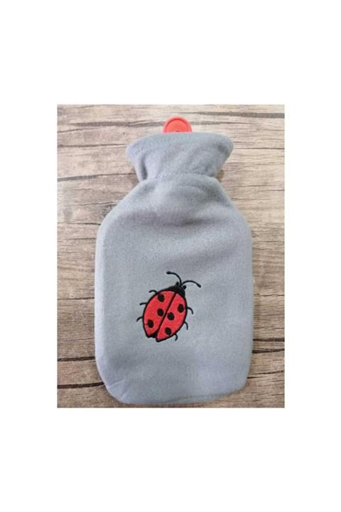 Bebibebek Sıcak Su Torbası Sevimli Uğurböceği Yumuşak Polar Kılıflı Kaplı