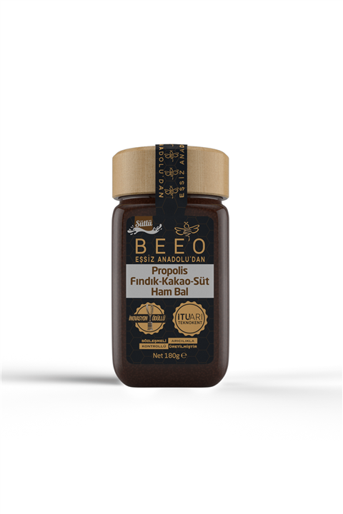 BEE'O Kakao + Fındık + Ham Bal + Süt + Propolis