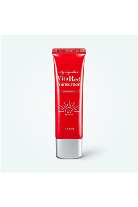 TIA'M My Signature Vita Red Sunscreen Güneş Kremi Spf 50+/pa+++