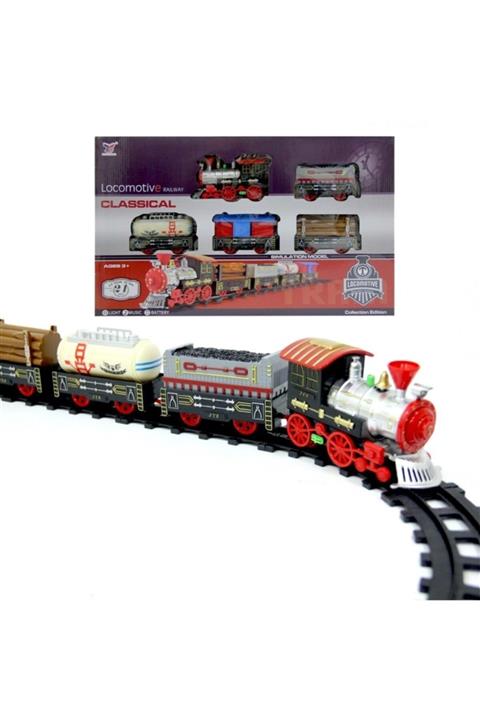 ulus oyuncak Railway Sesli Işıklı Tren Seti 21 Parça
