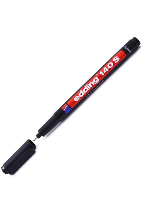 Edding Asetat Kalemi E-140s Siyah Cd Kalemi Ince Uçlu Permanent