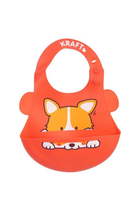 Kraft Kırmızı Soft Silikon Önlük