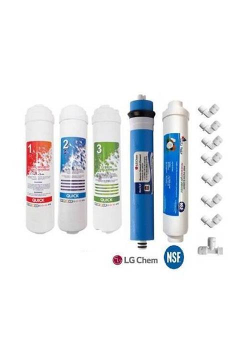 AQUA BELLA Ravent Su Arıtma Cihazı Uyumlu Filtre Seti Lg Membranlı