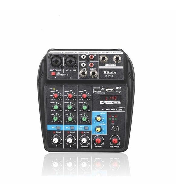 König K-200 4 Kanal Stüdyo Kayıt Deck Mikser