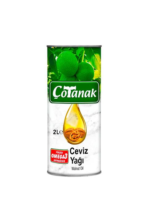 Çotanak Ceviz Yağı 2 Lt Teneke