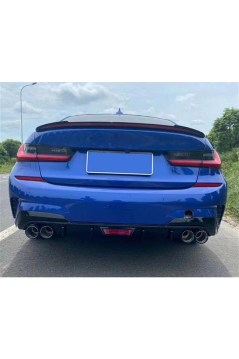 BatmanGarage Bmw G20 Bagaj Üstü Işıklı Led Spoiler Piano Black Boyalı