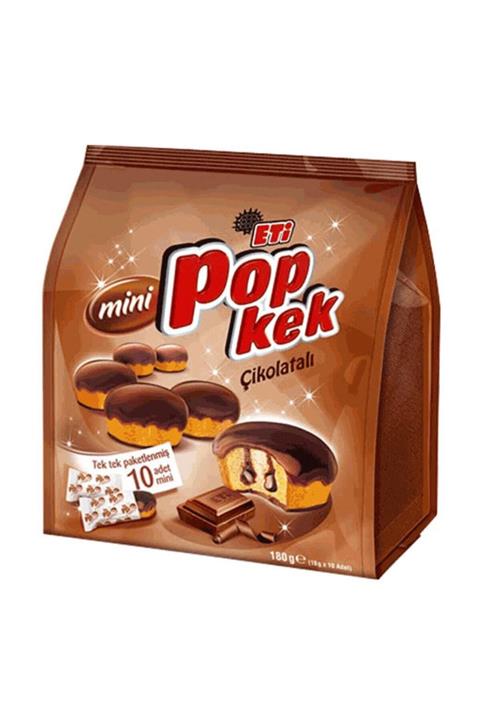 Ülker Eti Popkek Mini Çikolatalı 180 Gr