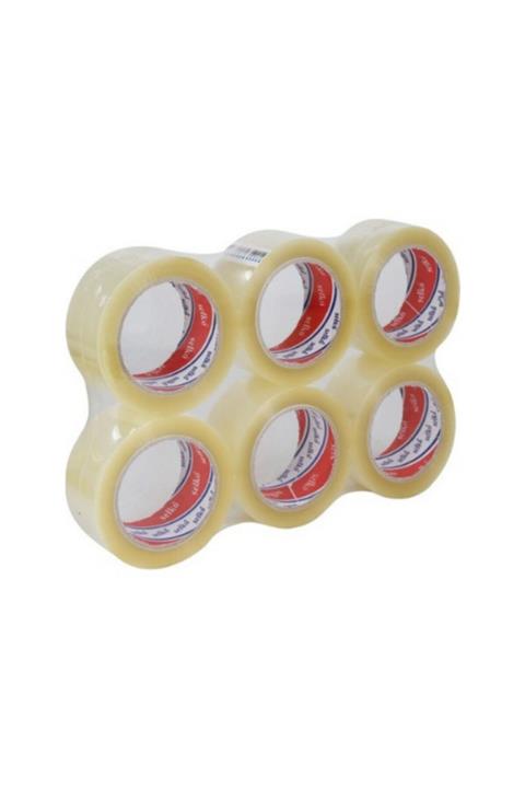 selko Şeffaf Koli Bandı 6'lı Paket 45x100 mt