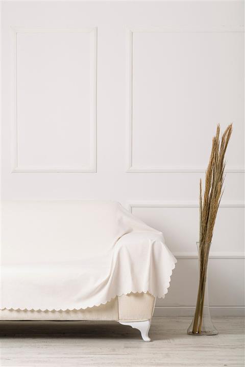 VELERDE HOME Kemik Battal Boy Kollarınıda Kapatan Çift taraflı Çekyat Koltuk Örtüsü Şalı