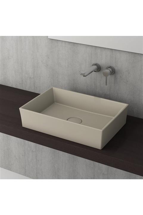 Bocchi Vessel Dikdörtgen Mat Kaşmir Lavabo