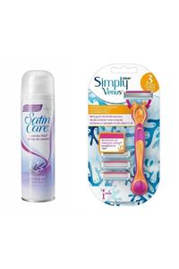 Gillette Venus Simply Venus 3 Bıçak + Satin Care